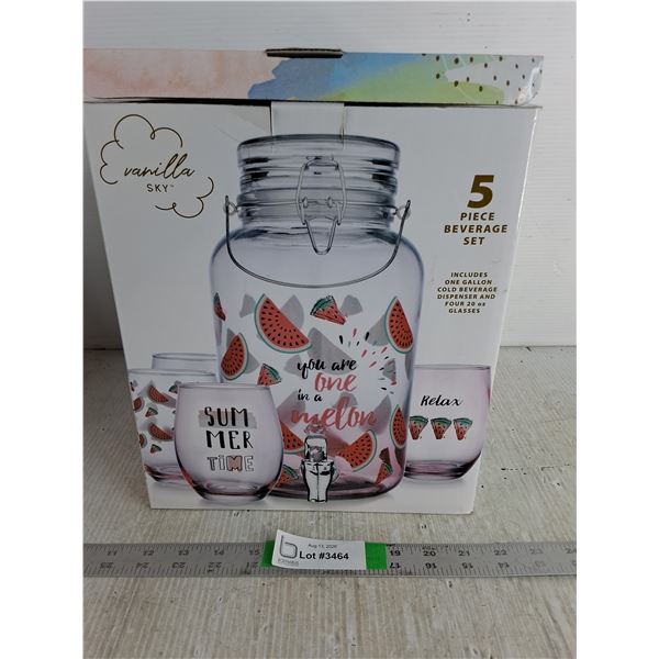 Vanilla Sky (5) Piece Beverage Set