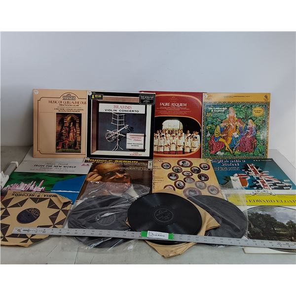 (16) Records- Rudolf Serkin, Sir Edward Elgar, Brahms,