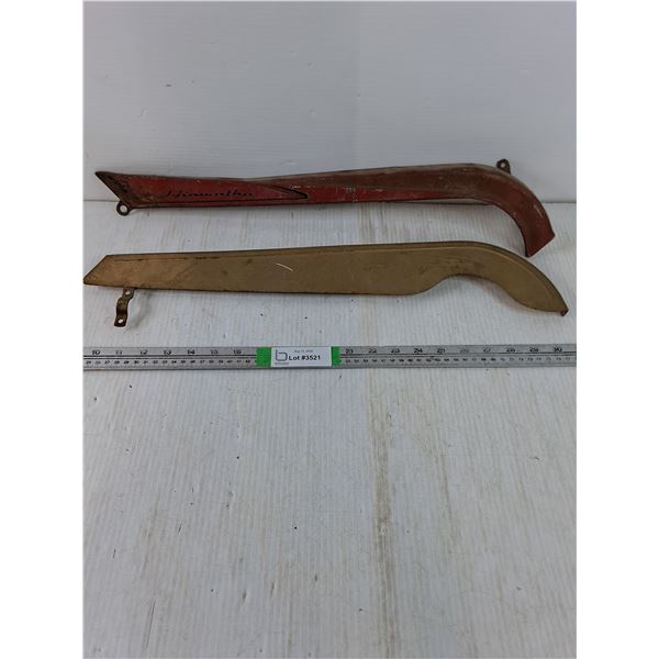 (2) Vintage Bicycle Chain Guards