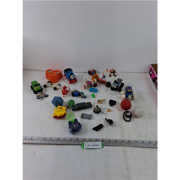 Assorted Kids Toys, Monster Truck, Thomas The Tank Engine, GI Joe Compass, Vehicles