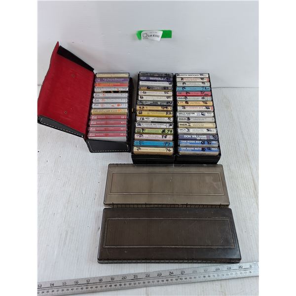 Various Cassette Tapes, Elvis, Dolly Parton, Garth Brooks, Willie Nelson, Kenny Rogers