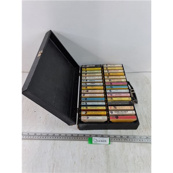 Cassette Suitcase, Abba, Elvis, Village People, Boney M, John Denver, John Lennon and Yoko Ono