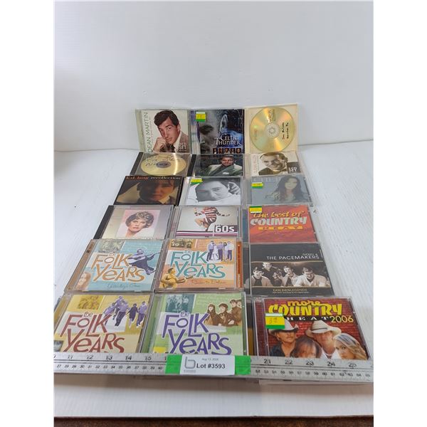 (23) CD's - Dean Martin, K D Lang, Nisc