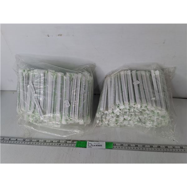 (2) Bags of Plant Based Straws