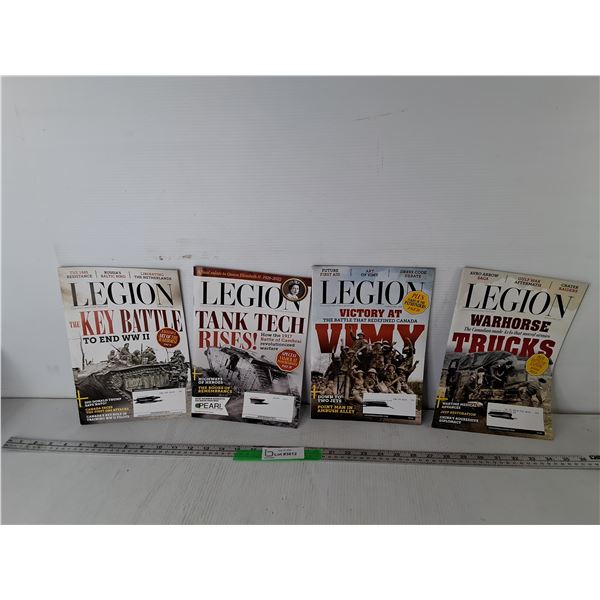 (4) Legion Magazines