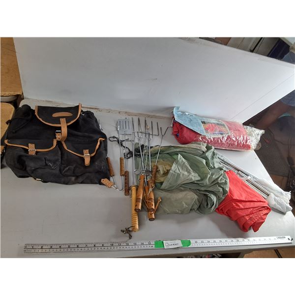 2 Person Nylon Tent, Camping Utensils & Backpack- Can't Ship