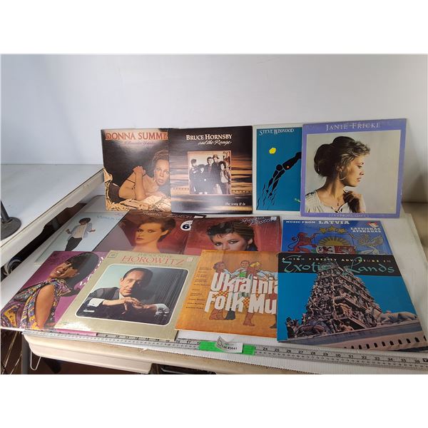 (12) Records- Sheena Easton, Donna Summer, Steve Winwood, Misc.