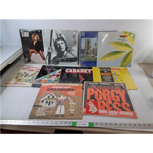 (10) Records- Tina Turner, Show Boat, Helen Traubel, Misc.