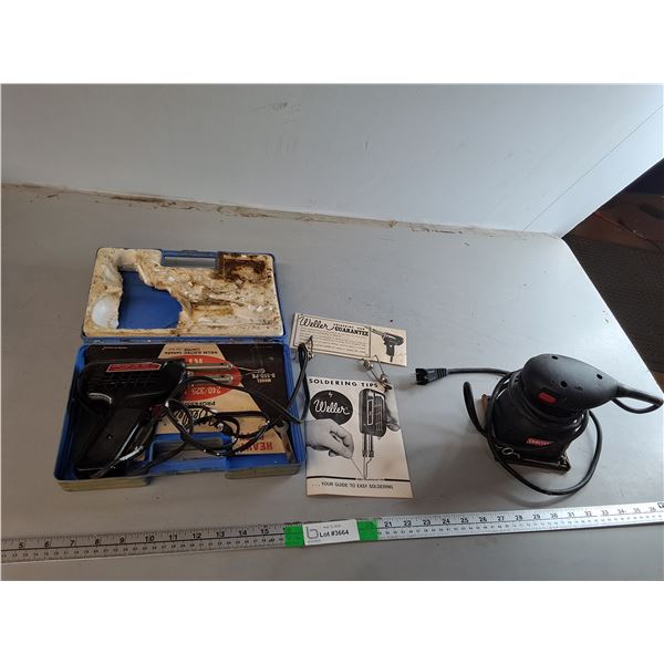 Craftsman 1/4 Sheet Sander & Soldering Gun- Both Power On