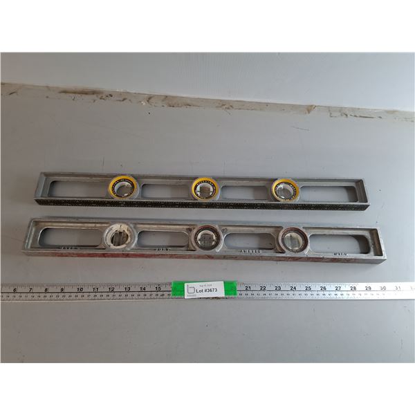 (2) Metal Levels 24"- Can't Ship