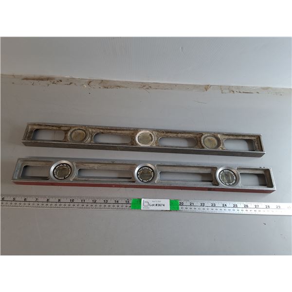 (2) Metal Levels 24"- Can't Ship