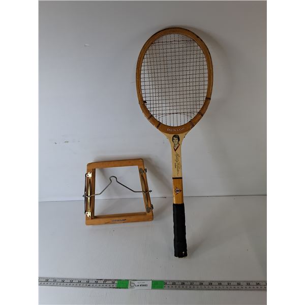 Dunlop Marty Riessen Tennis Racquet & Holder- Can't Ship