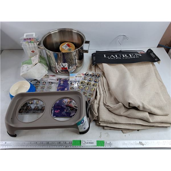 Lauren Ralph Lauren Window Blind, Stickers, Stock Pot, 4" Elevated Feeder, Water Based Markers
