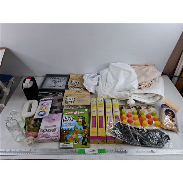 Jelly Insect Food, Vinyl Paper, Candles, Bath Bomb, Sleep Bonnet, Activity & Craft Pack, Misc