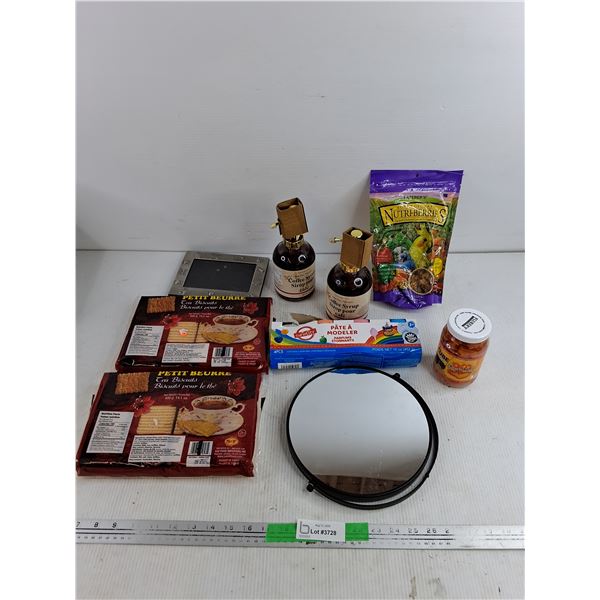 Tea Biscuits, Picture Frame, Mirror, Coffee Syrup, Cricket Food, Misc