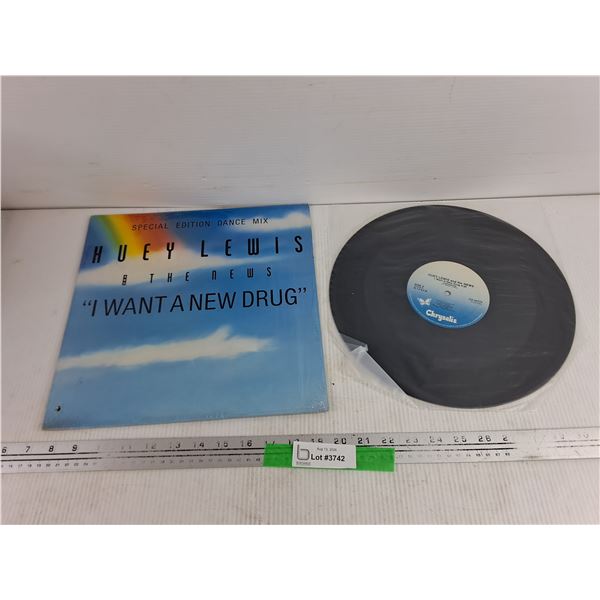 Huey Lewis Special Edition Dance Mix Vinyl Record