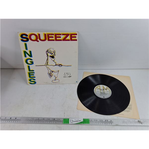 Squeeze Singles Vinyl Record