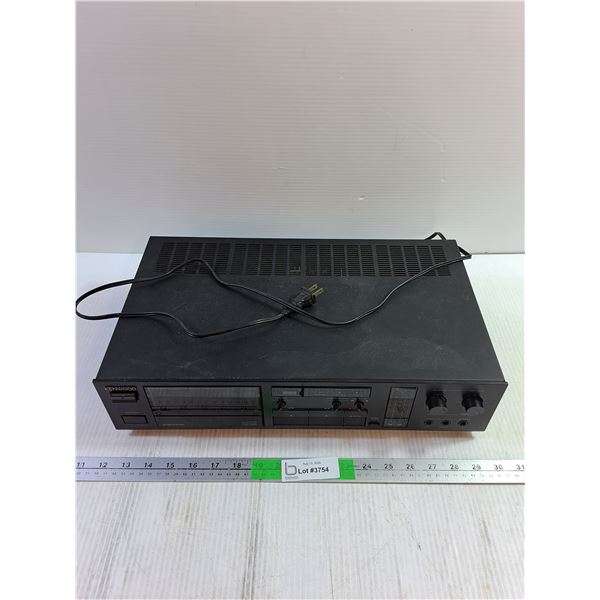 Kenwood Stereo Cassette Deck Powers On