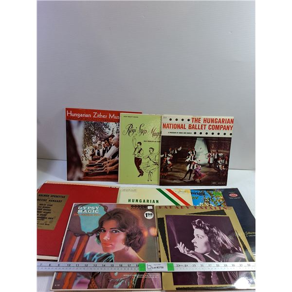 (12) Hungarian Vinyl Records