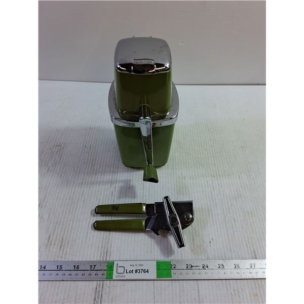 Swing-Away Ice Crusher and Can Opener