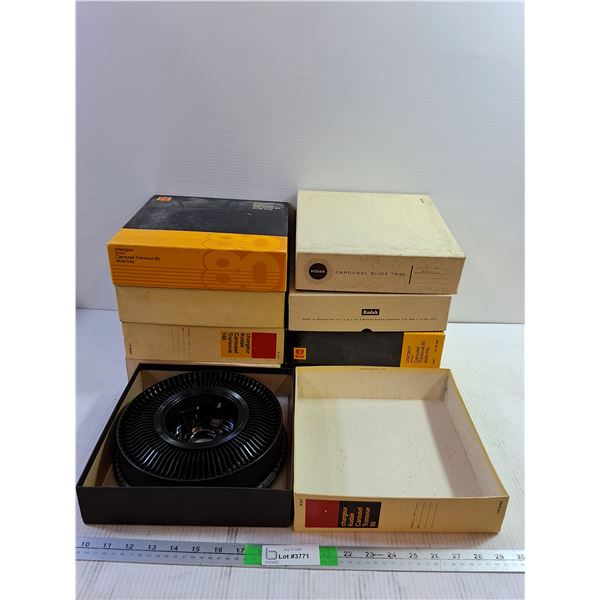 (9) Kodak Slide Projector Carousels