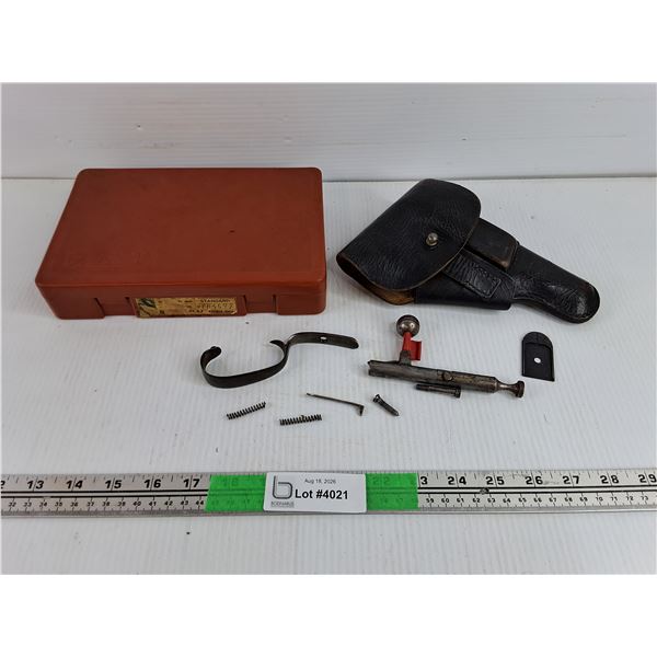 *^Llama Plastic Gun Case, Assorted Rifle Parts & Handgun Holder, PAL REQUIRED