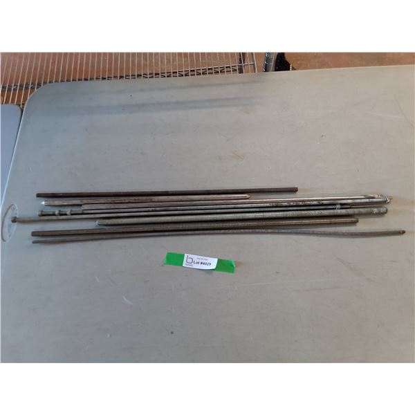 Assorted Metal Threaded Rods