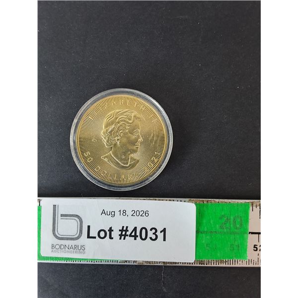50 Dollar 1 oz. Canadian Gold Coin- Cannot Authenticate