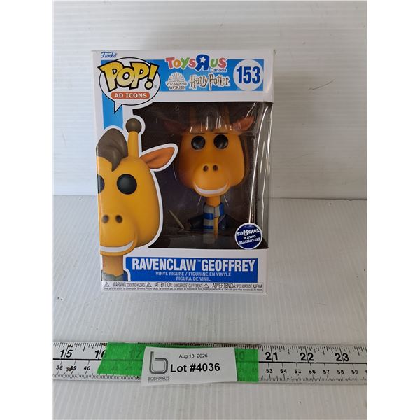 Ravenclaw Geoffrey Funko Pop Figurine, NIB