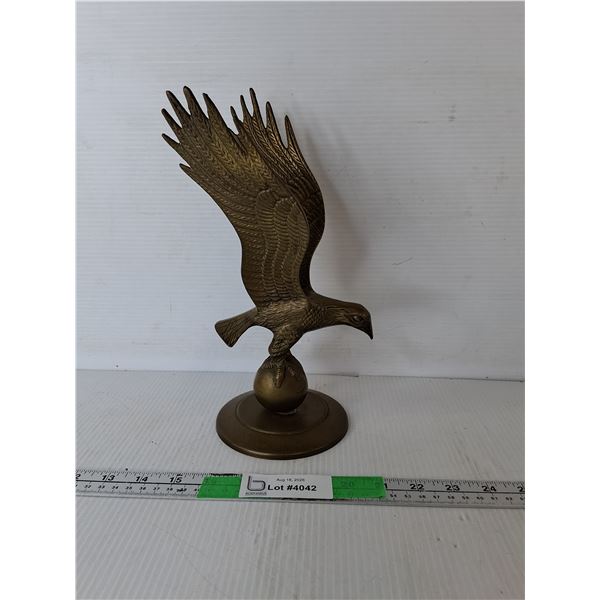 Brass Eagle Figurine 11.5"