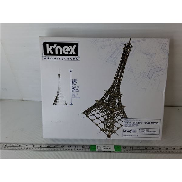 K'nex Eiffel Tower Building Set, NIB