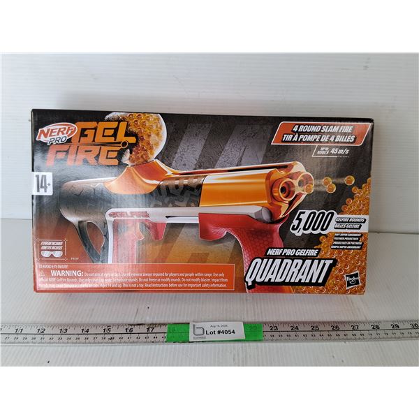 Nerf Pro Gelfire Quadrant, Appears NIB