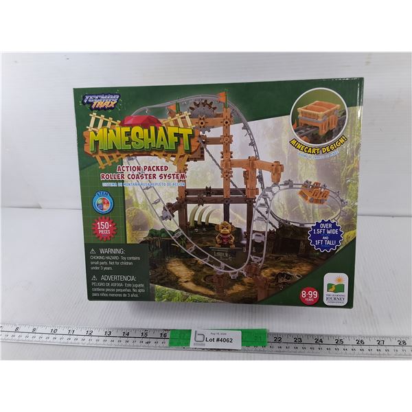 Mineshaft Roller Coaster Building Kit, Appears NIB