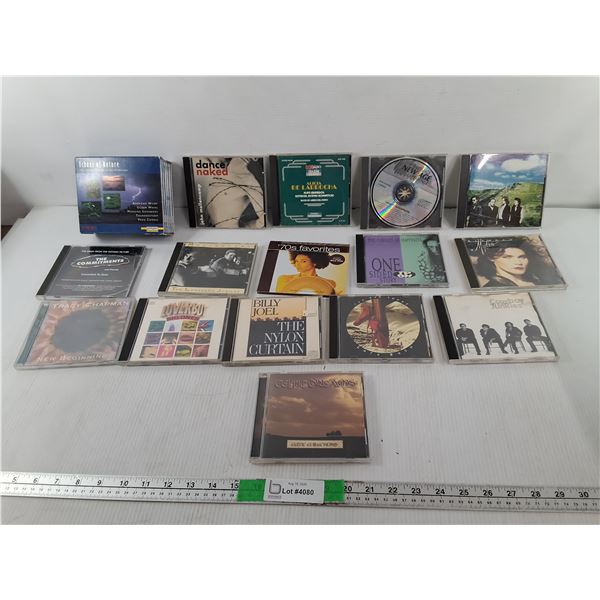 (16) CDs/Sets- Loverboy, Tracy Chapman, Billy Joel, Misc.