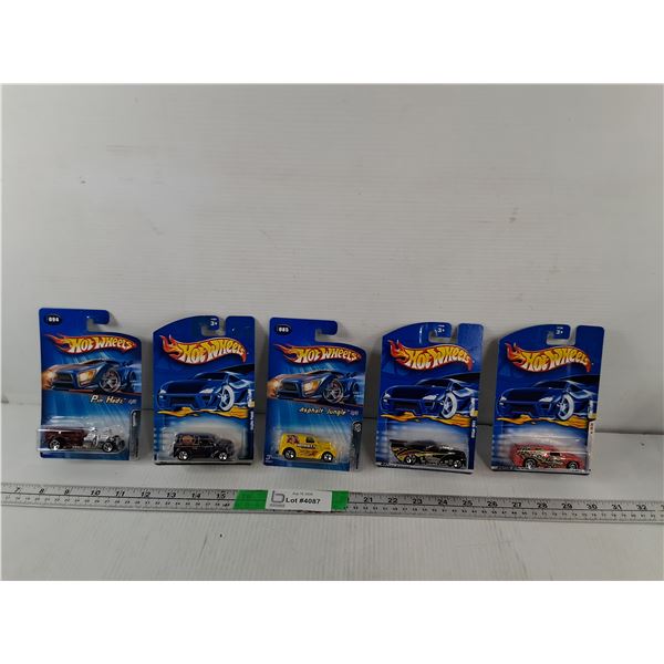 (5) Hot Wheels Model Vehicles, Sealed