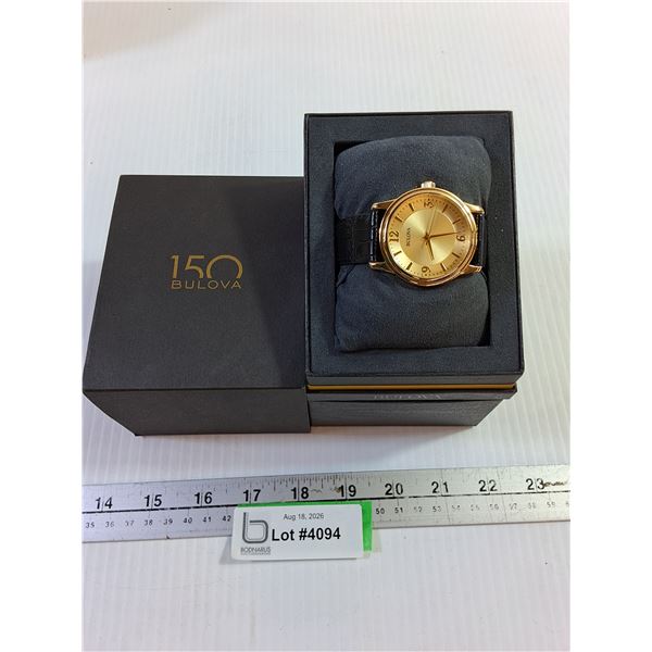 Bulova Wristwatch - Never Worn, Still Under Warranty, Cannot Authenticate