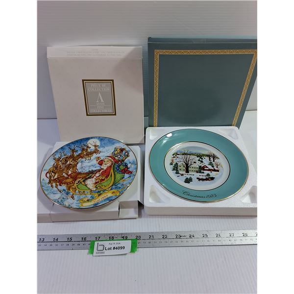 Avon Christmas Plates 1973/1994