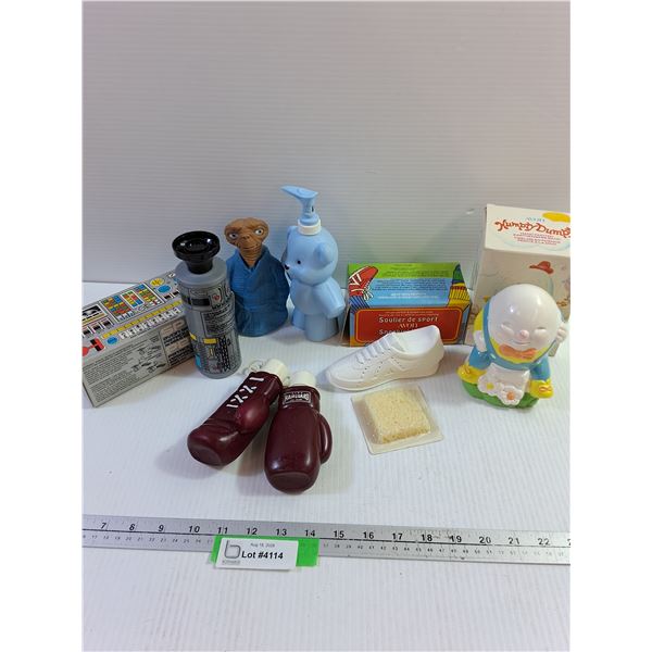 Assorted Avon Containers - Dispensers, Bottles, Bank - Cannot Ship