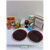 Image 1 : Assorted Avon Containers, Cape Cod Dessert Plates/Goblet - Cannot Ship