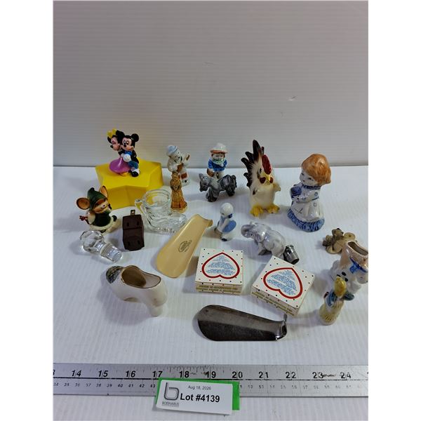 Assorted Figures and Other Items