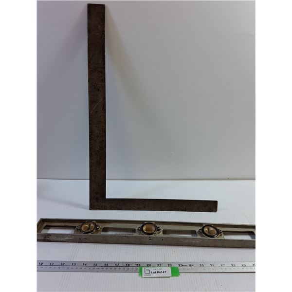 Square Ruler, Stanley Level