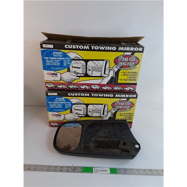 (3) Custom Towing Side Mirror