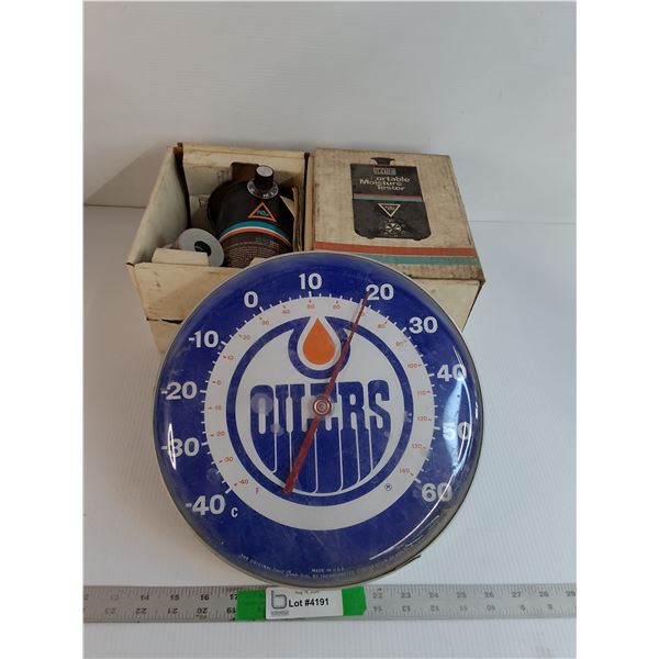 (2) Moisture Testers, Oilers Thermometer