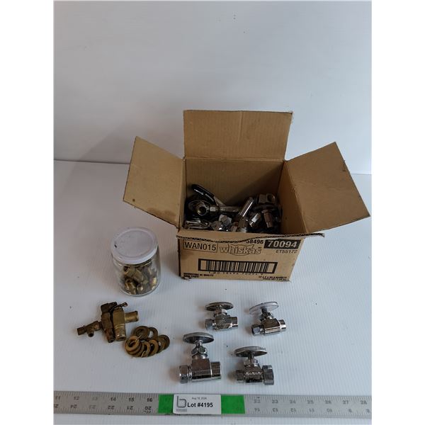 Various Stop Valves and Plumbing Fittings