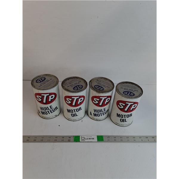 (4) Cans STP Motor Oil, Pickup Only