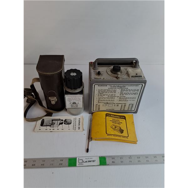 (2) Grain Moisture Testers