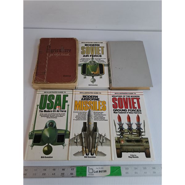 Agriculture for High-school, (4) Aircraft Books by Bill Gunston