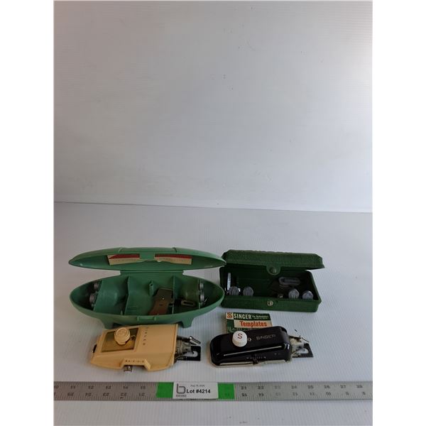 (2) Singer Buttonholers