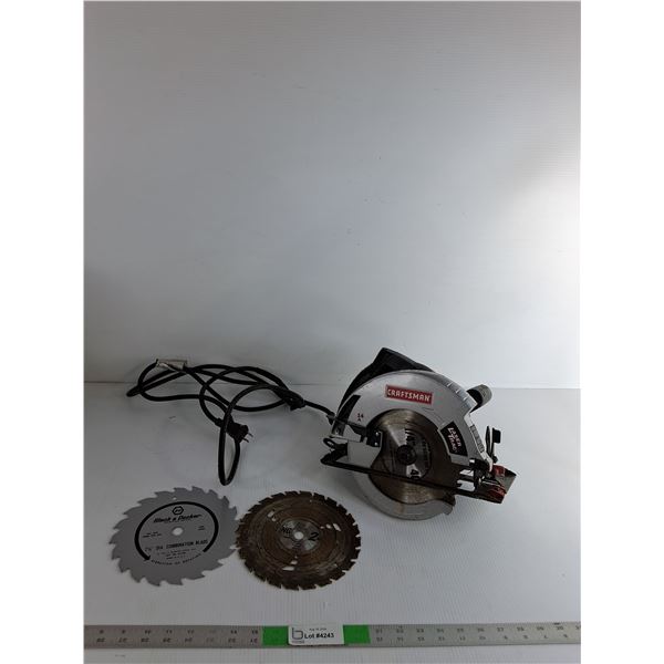Craftsman Circular Saw Powers On