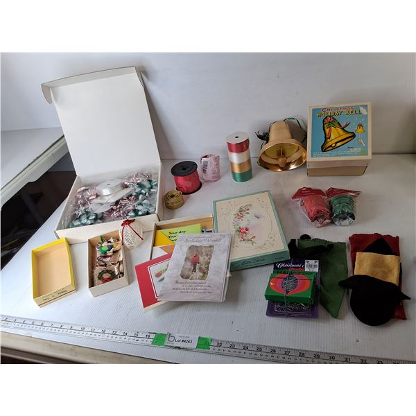 Musical Bell, Christmas Bows/Ribbon, Misc.